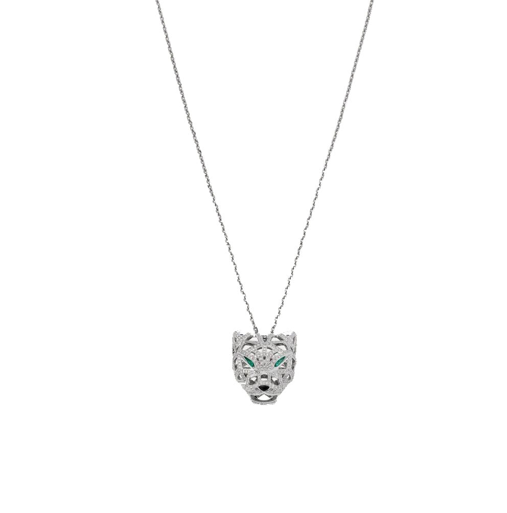 RayRay Cheetah Necklace - Full Zircon