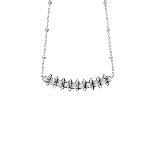 Clash De RayRay Zircon Necklace - Sliver