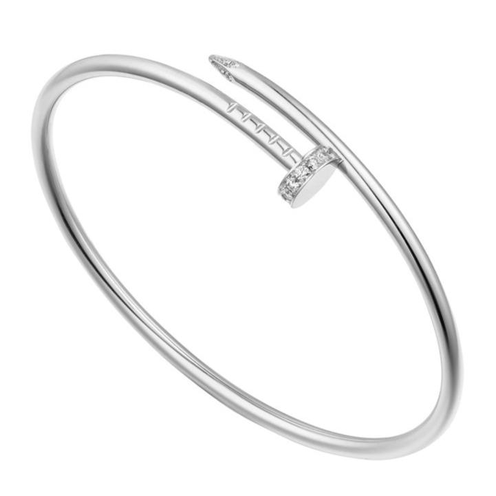 Eliph Zircon Nail Bracelet (thin)