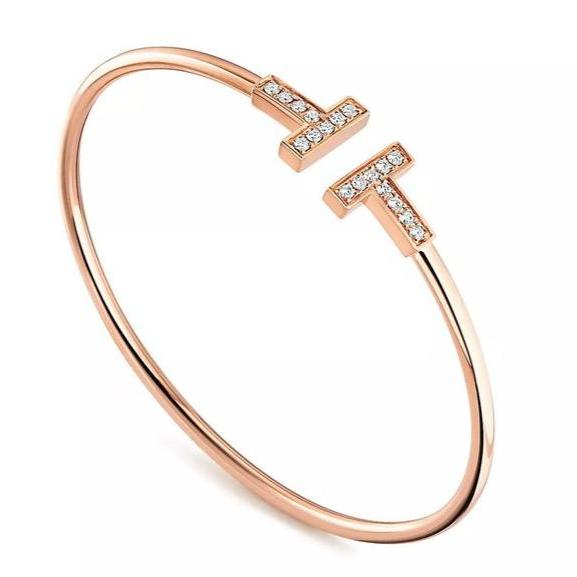 Eliph T Bangle,Inlaid cubic zircon