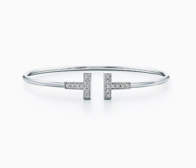 Eliph T Bangle,Inlaid cubic zircon