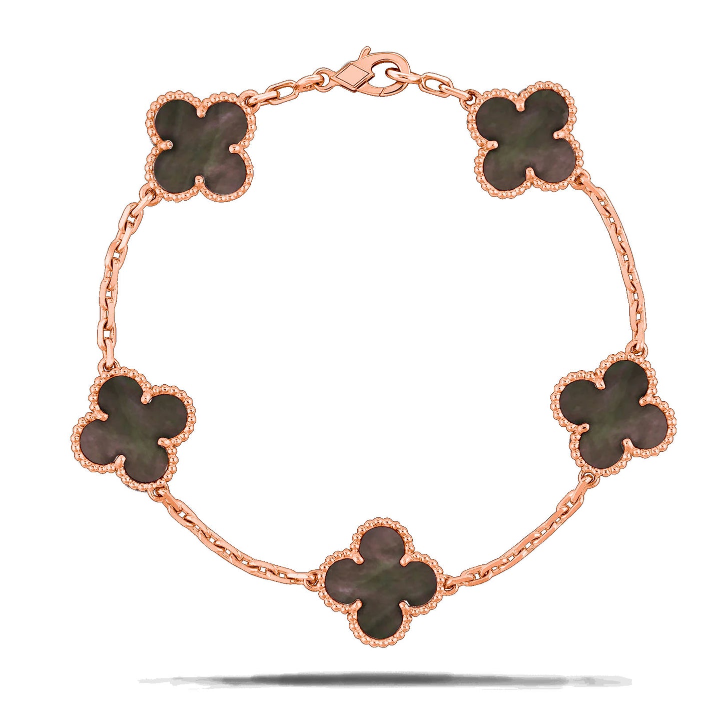 RayRay Clover Bracelet — Rose Gold