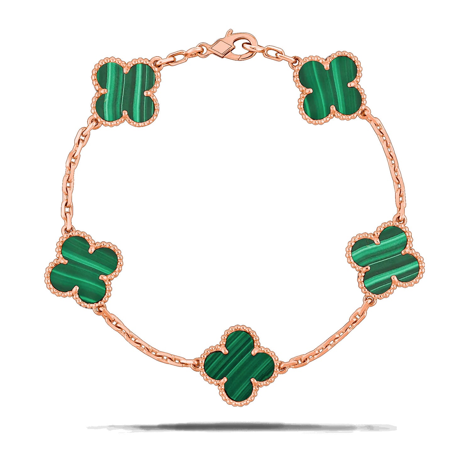 RayRay Clover Bracelet — Rose Gold