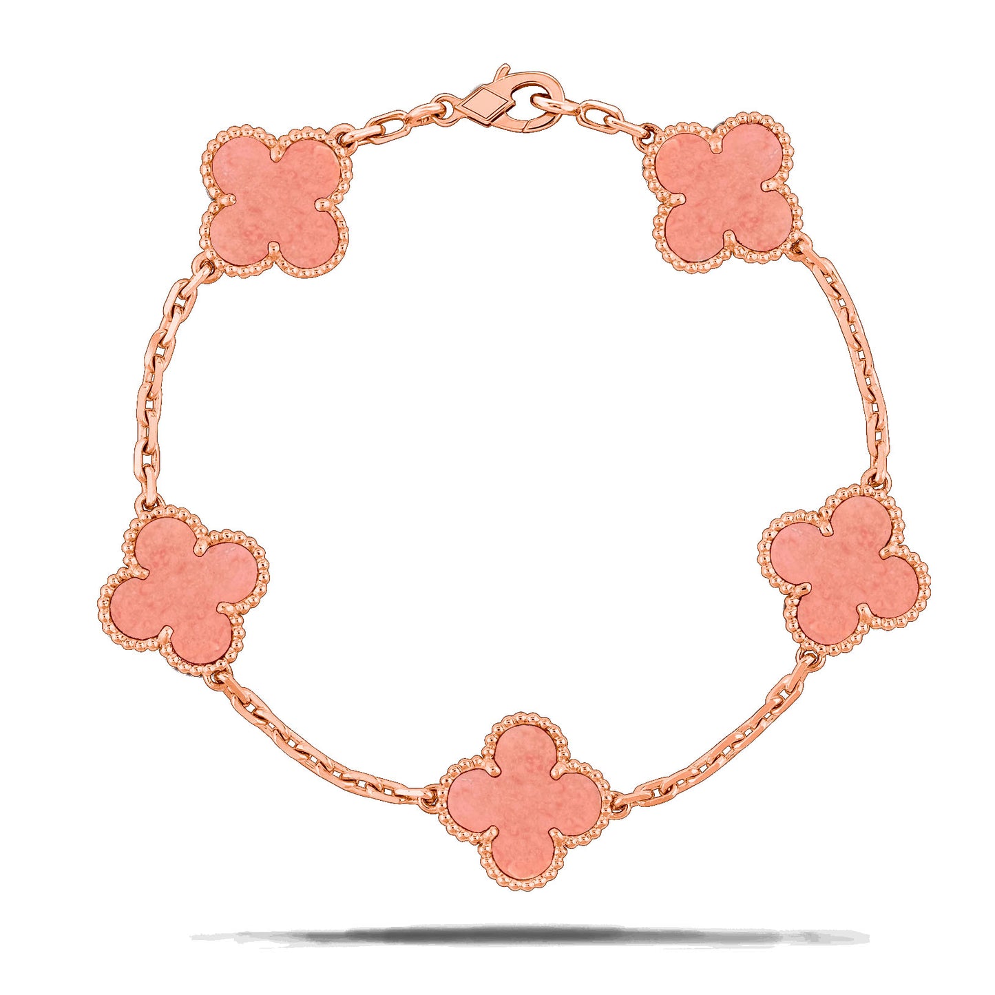 RayRay Clover Bracelet — Rose Gold