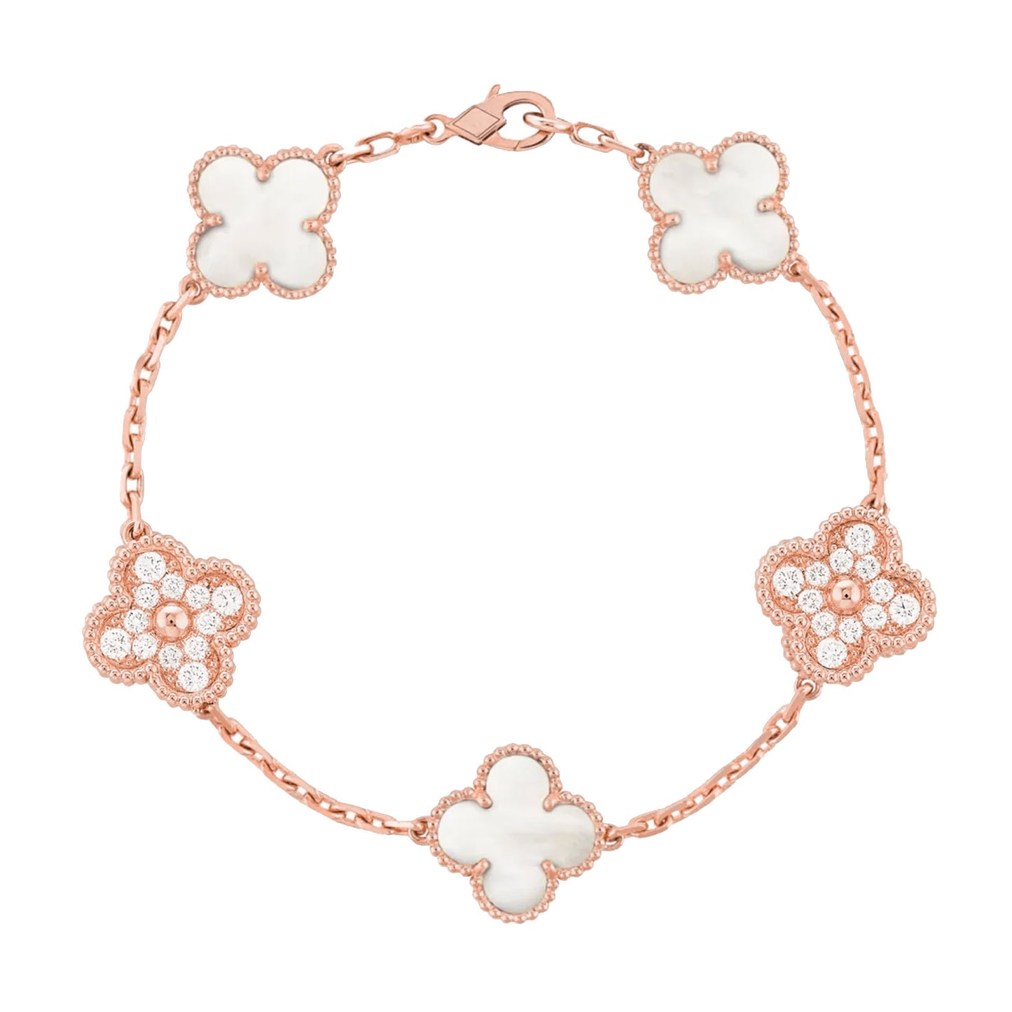 Eliph Zircon Bracelet — Rose Gold Collection