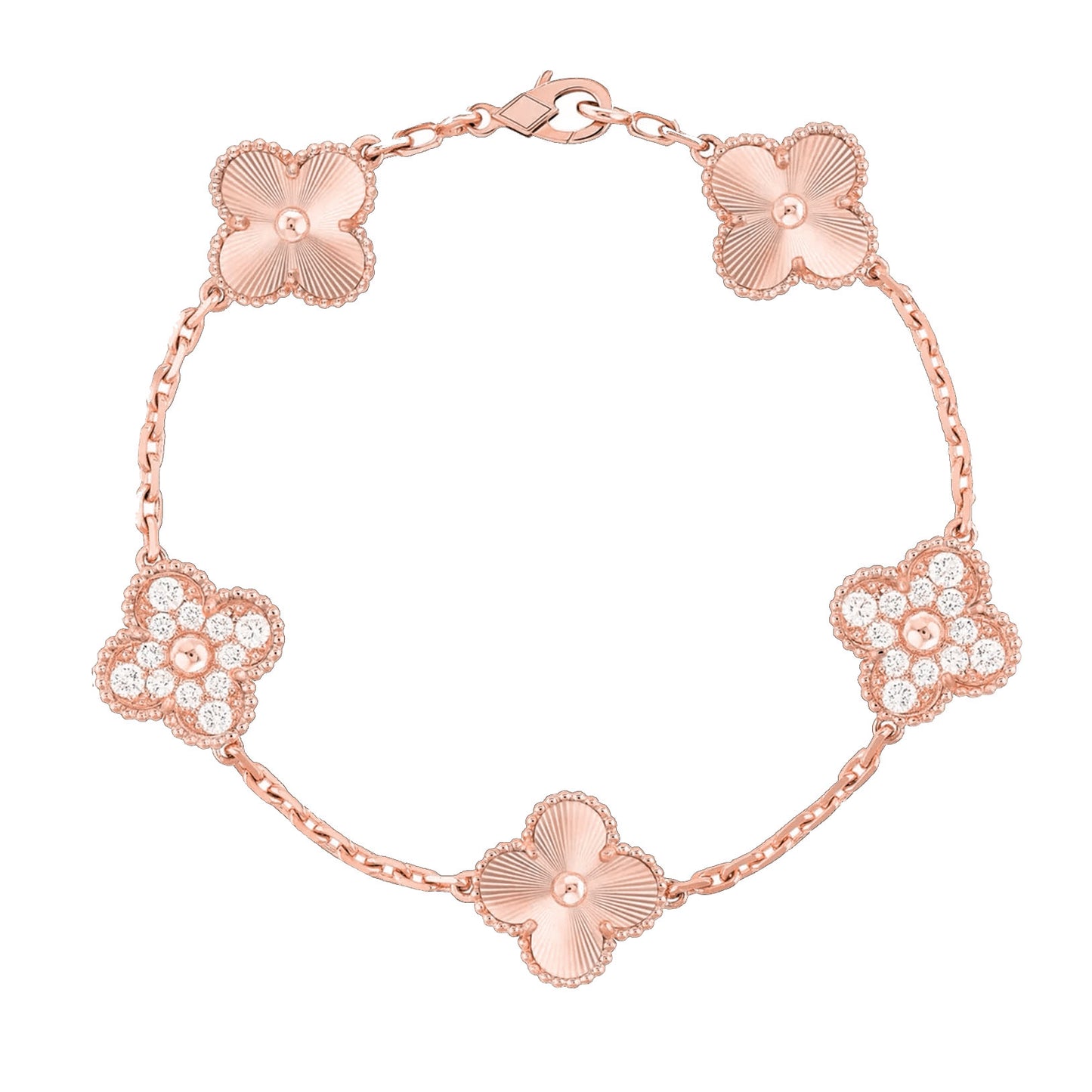 Eliph Zircon Bracelet — Rose Gold Collection